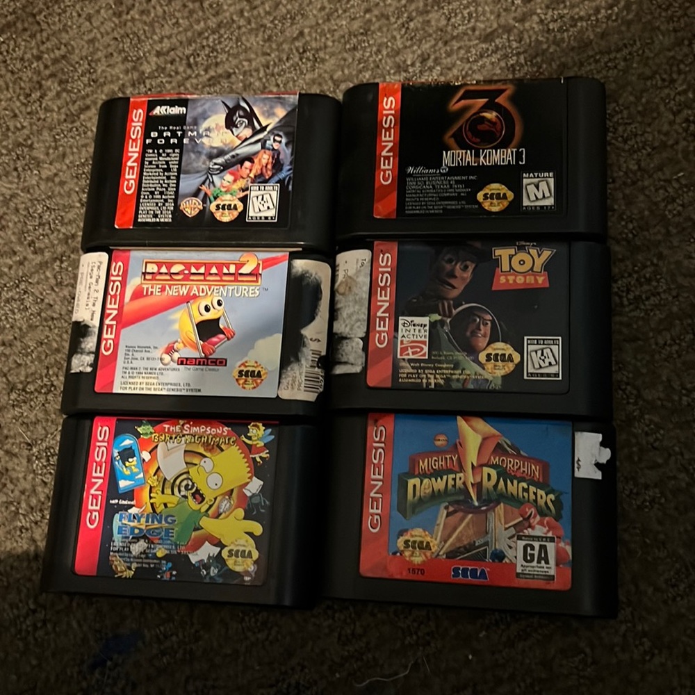 Sega Genesis Game Lot